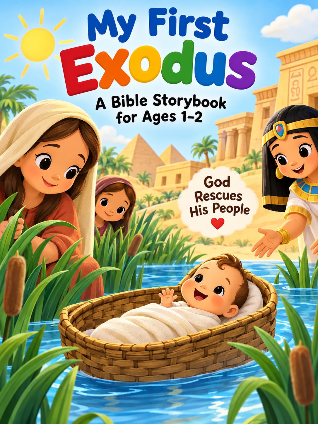 Cover of My First Exodus, an ADAM Ministries Bible coloring book