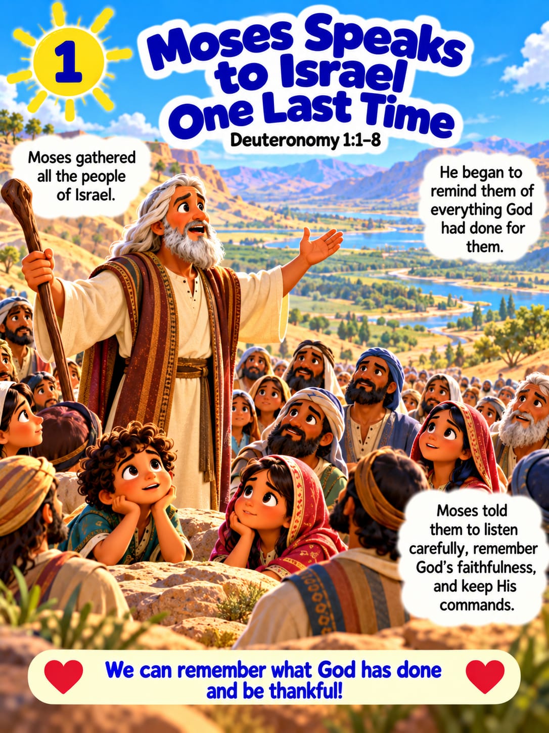 Inside page 1 of My First Deuteronomy Storybook