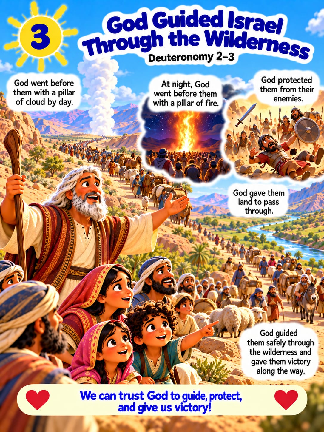 Inside page 3 of My First Deuteronomy Storybook