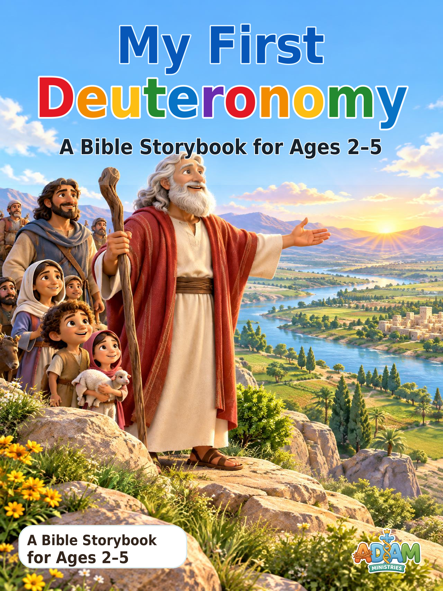 Cover of My First Deuteronomy Storybook, an ADAM Ministries Bible coloring book