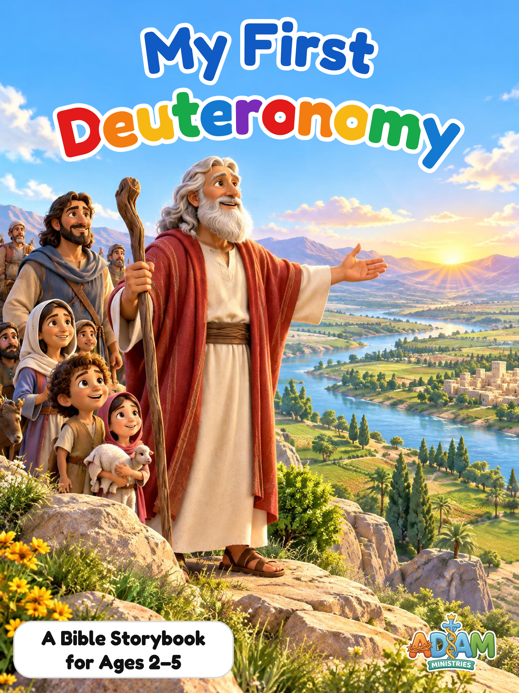 Cover of My First Deuteronomy Storybook, an ADAM Ministries Bible coloring book