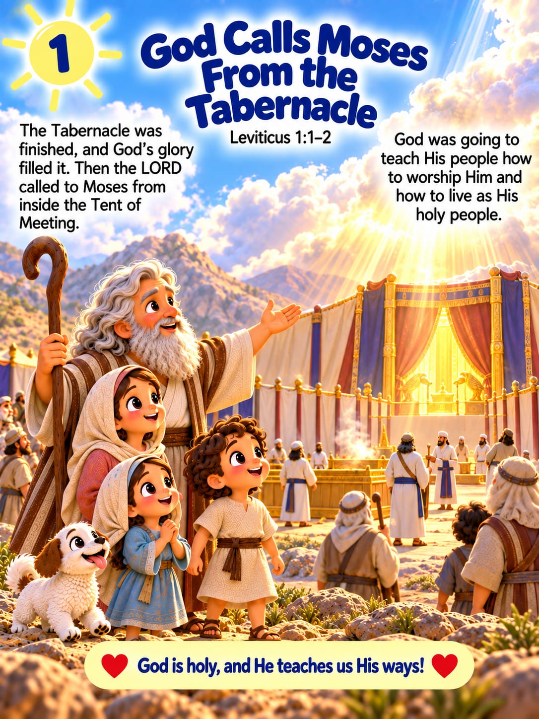 Inside page 1 of My First Leviticus Storybook