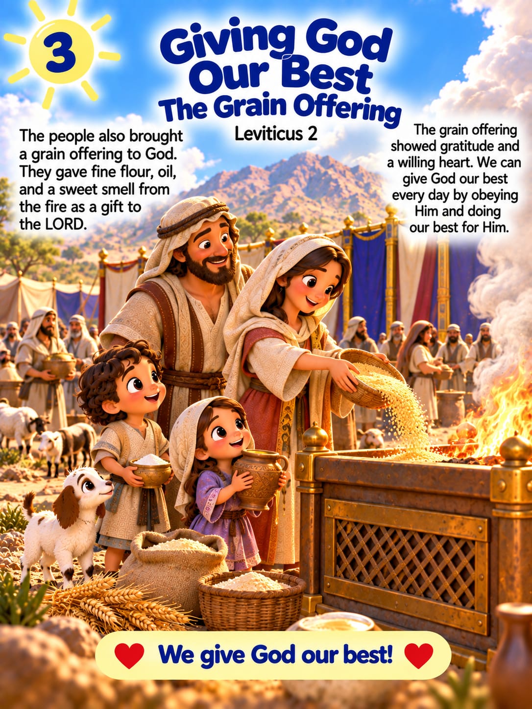 Inside page 3 of My First Leviticus Storybook