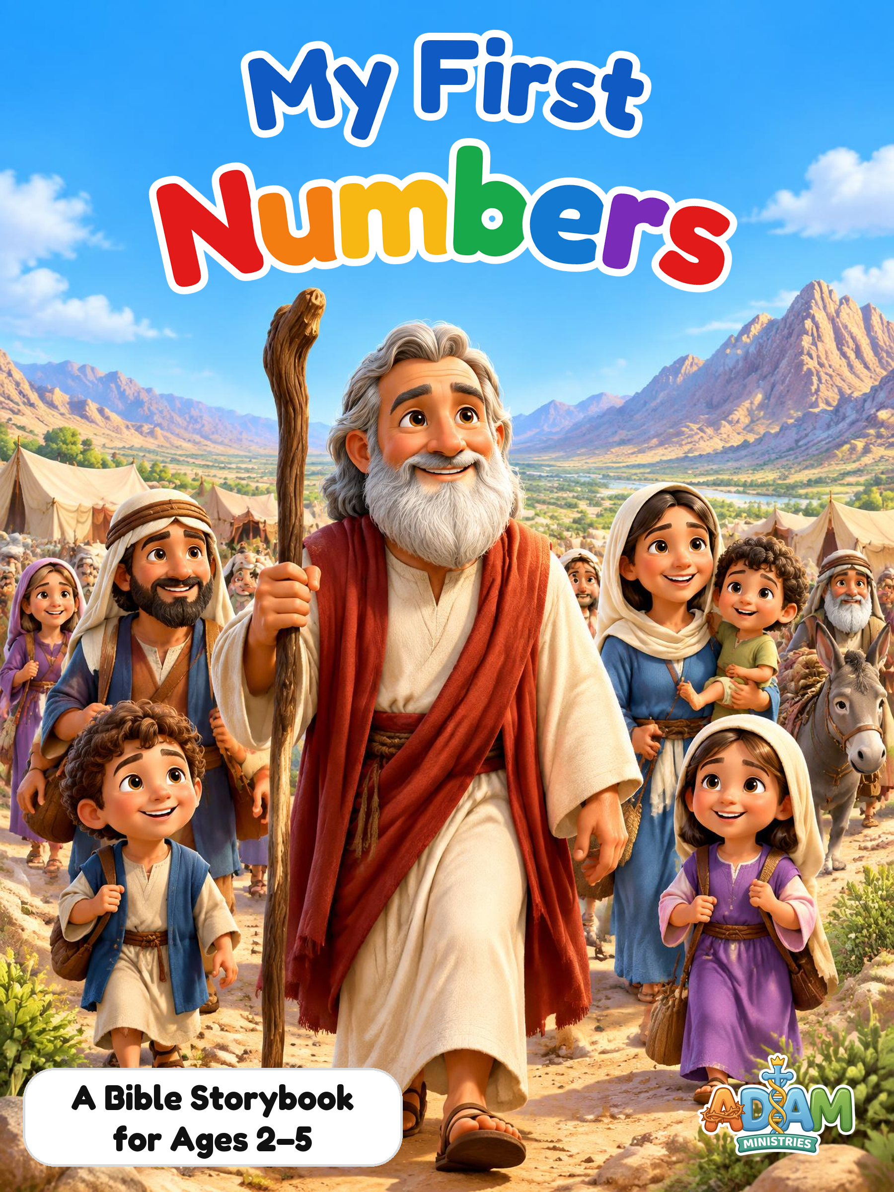 Cover of My First Numbers Storybook, an ADAM Ministries Bible coloring book