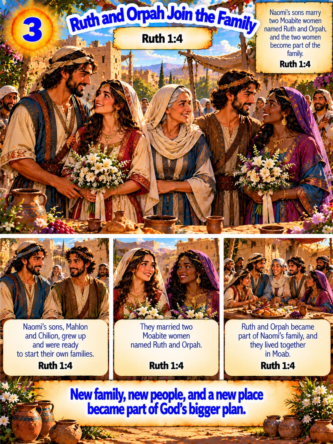 Inside page 3 of My First Ruth Storybook