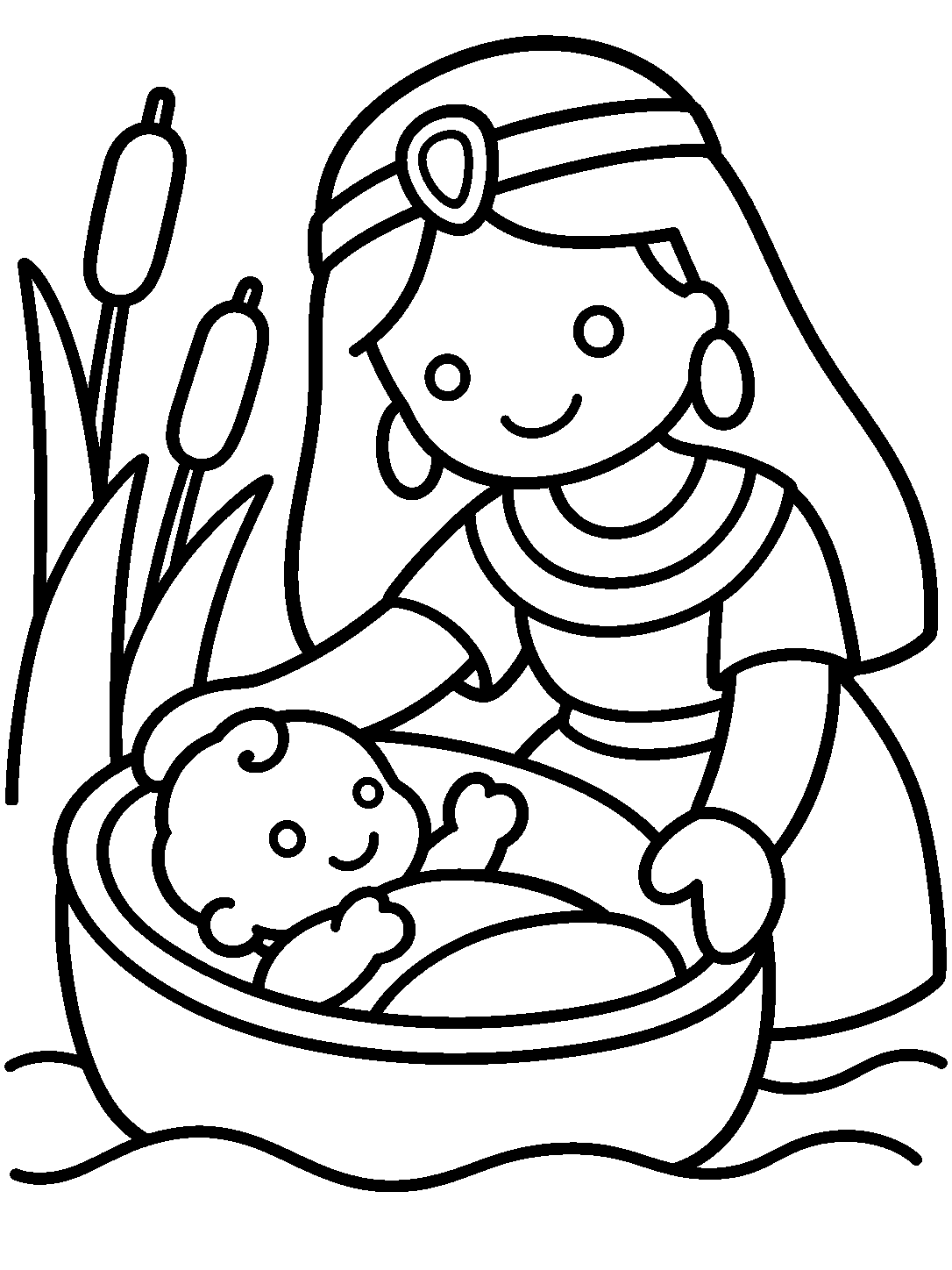 Inside page 2 of My First Exodus colouring book