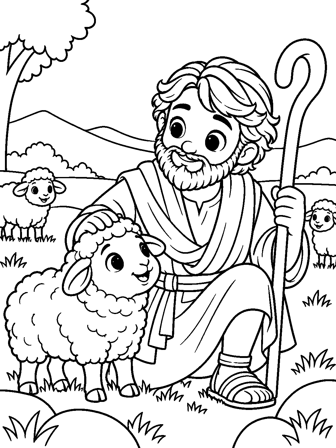 Inside page 3 of My First Exodus · Detailed Coloring Book