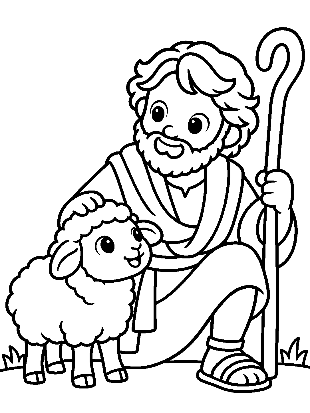 Inside page 3 of My First Exodus · Coloring Book · Ages 2–5