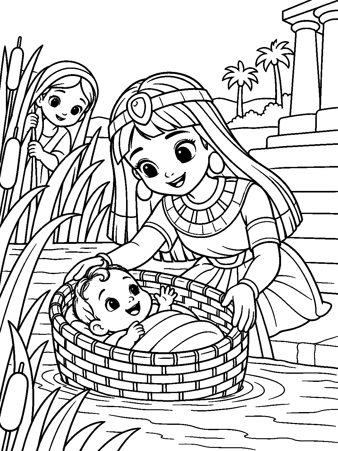 Inside page 2 of My First Exodus · Detailed Coloring Book