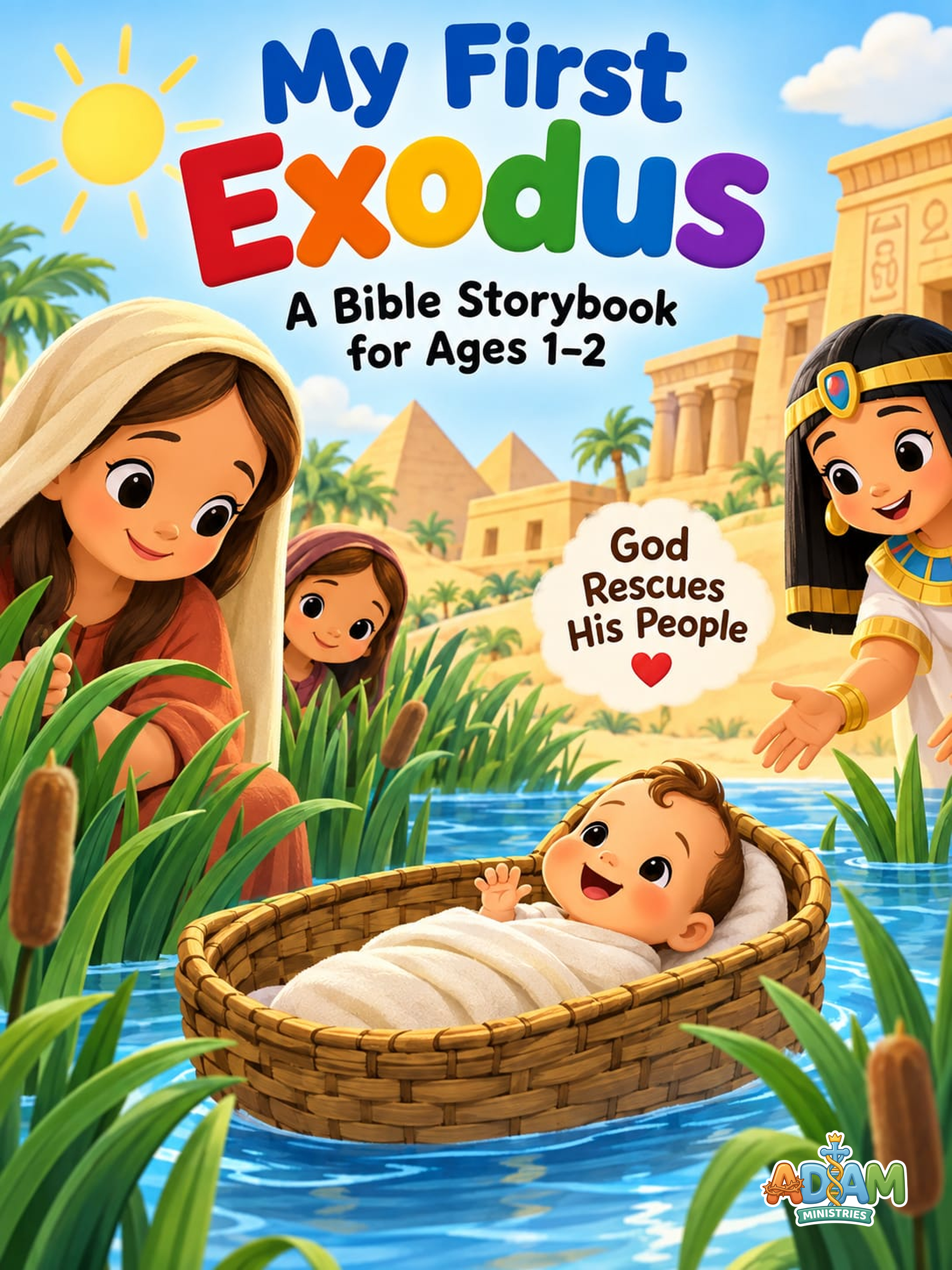 Cover of My First Exodus Storybook, an ADAM Ministries Bible coloring book